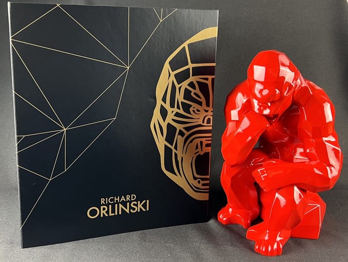 Richard Orlinski - kunstkado - Kong Thinker