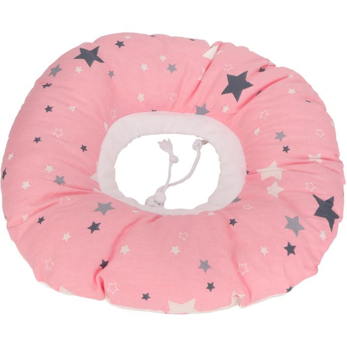 Piercing Oorkussen Donutvorm Ondersteuning Hoofd Roze Veerkrachtig Katoen Oorbeschermer Kussen pink