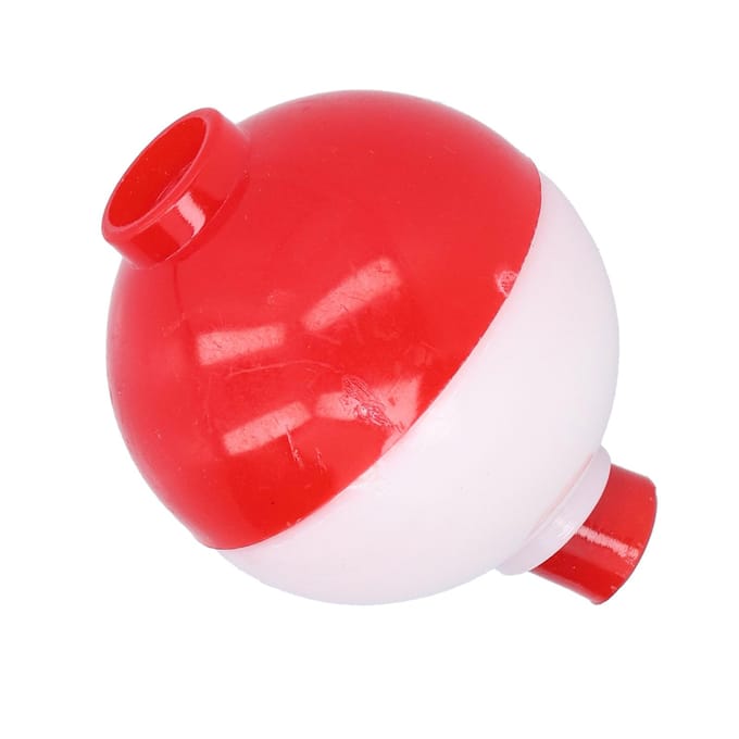 Vis Dobber Ballvormig ABS Rond Boei Dobbers Vis Aas Accessoires Rood Wit45mm1.8in white