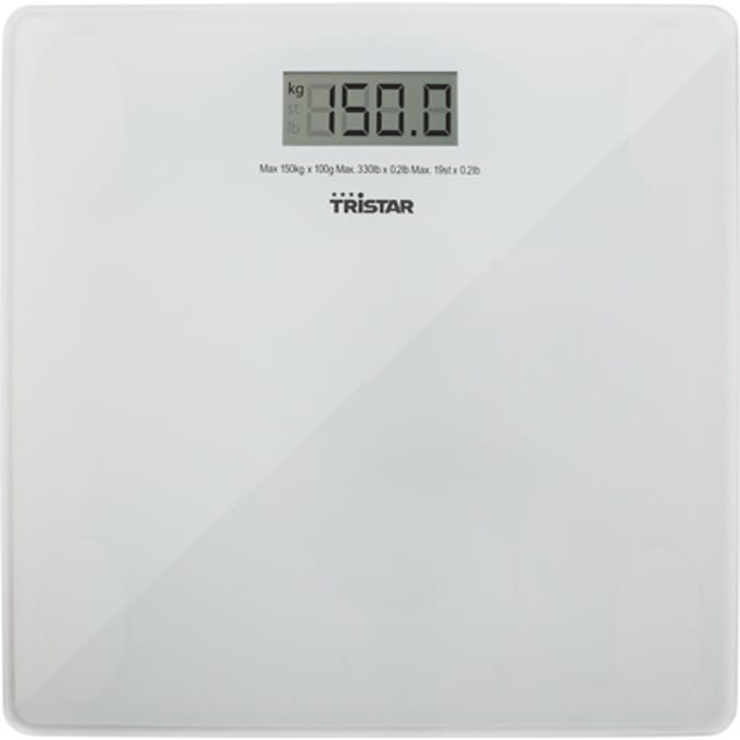 Tristar WG-2419 WG-2419 Personenweegschaal Digitaal Weegbereik (max.): 150 kg Wit