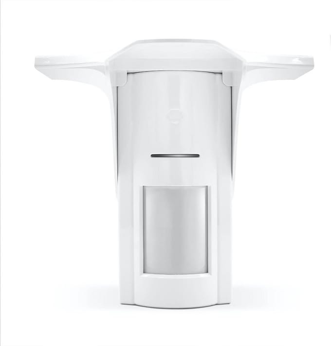 Draadloze Bewegingsmelder - Buiten Sensor - Huis Beveiligen - Zonne-energie Werking - 8 Meter Bereik - Wit