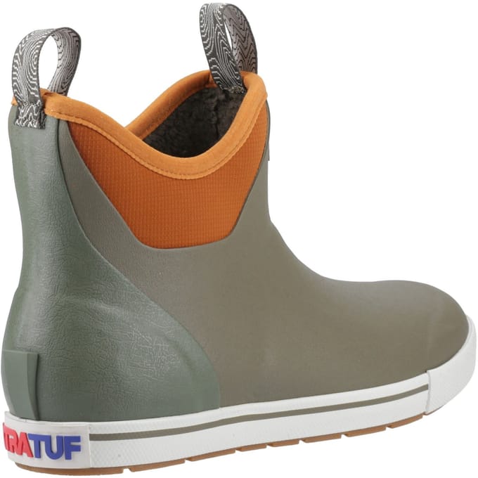 Xtratuf Enkellaars Camp Rubber Heren Olijfgroene Wellingtonboots