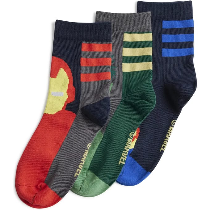 Baby sokken adidas Marvel Avengers (x3)