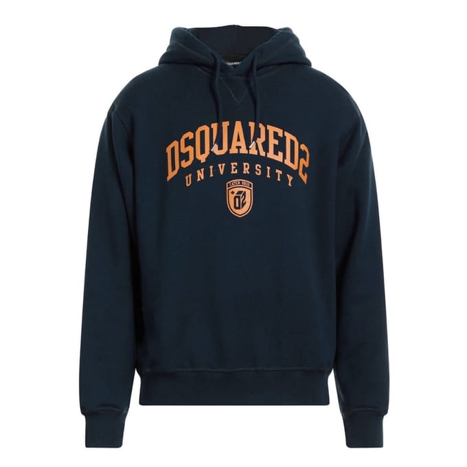 Dsquared2 Cool Fit Varsity Design Donkerblauwe Hoodie