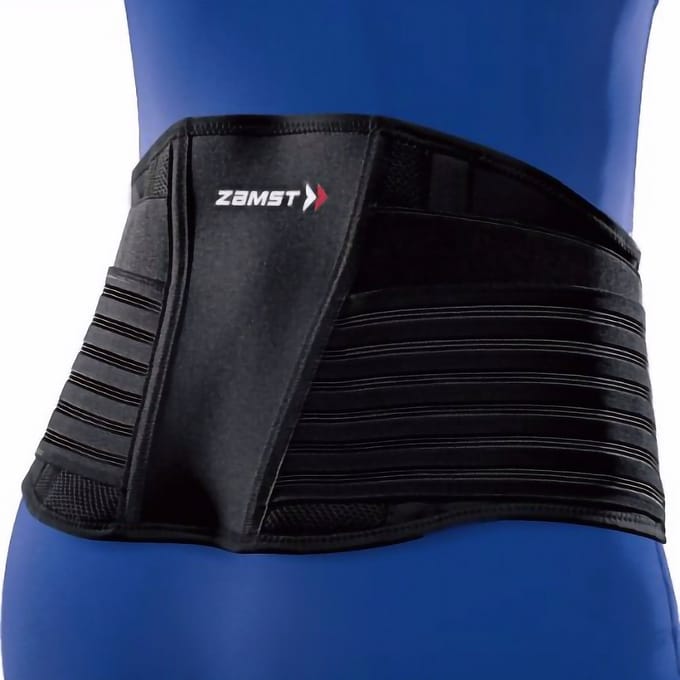 Zamst ZW-7 Rugbrace - Zwart - M