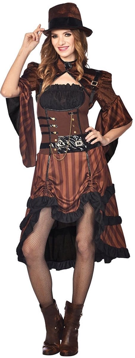 Lady steampunk kostuum