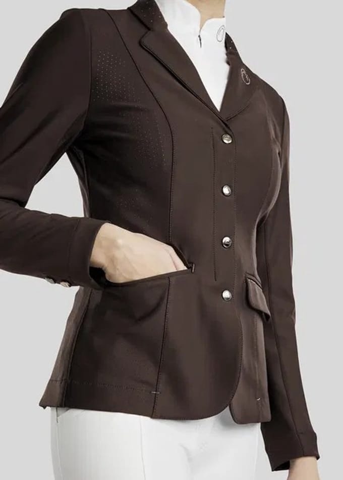 Montar FW25 MoZida Comp Jas met Lasercut inzetstukken Bruin BROWN 42
