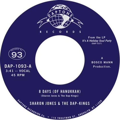 8 Days (Of Hanukkah) - Sharon & The Dap Jones -kings