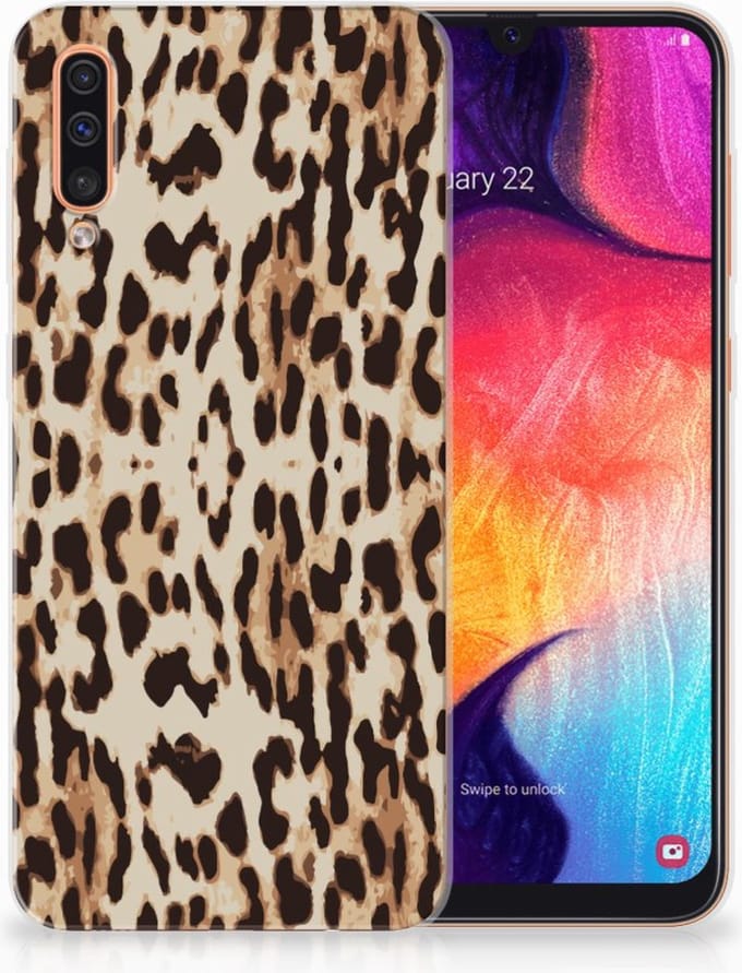 Samsung Galaxy A50 TPU Hoesje Leopard