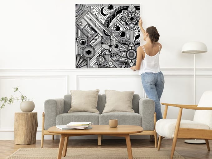 Kunstprint | Wanddecoratie | Dibond | 80 × 80 cm