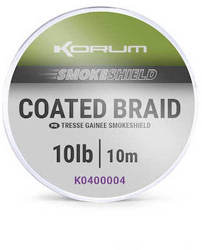 Korum Smokeshield Coated Braid 10m - Maat : 10lb