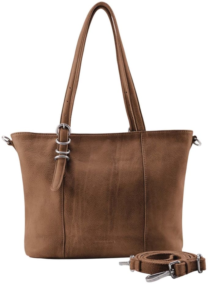FREDsBRUDER Schoudertas Ride Easy Shopper Caramel Lichtbruin