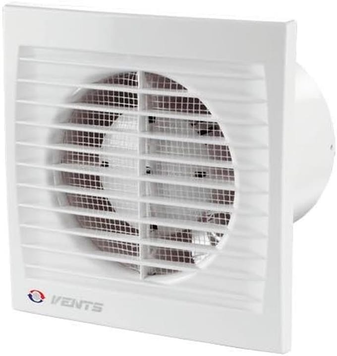 Badkamerventilator - Luchtafzuiger - Ventilatie - Geluidsarm - Ø100mm - Wit