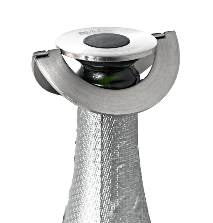 AdHoc Champ Champagne Stopper – Wijnstopper voor Champagne – Luchtdicht – RVS & Siliconen