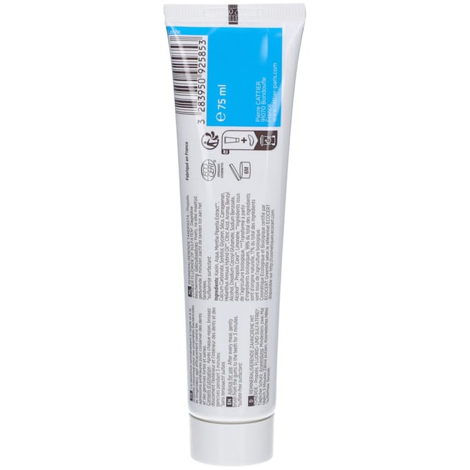 Cattier Tandpasta propolis 75 Milliliter
