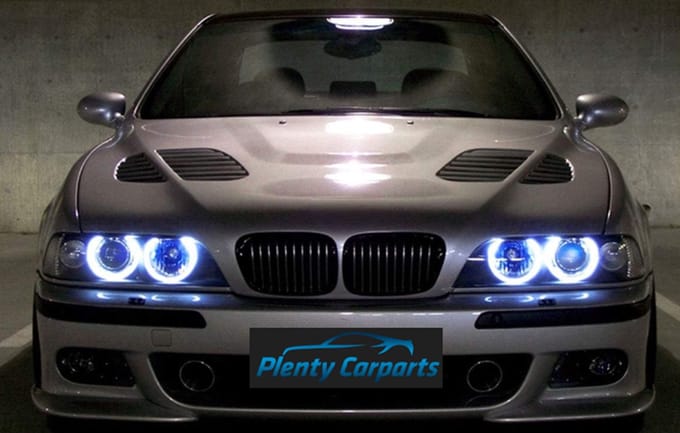 LED angel eyes Geschikt voor BMW E39 complete set SUPERWIT LED