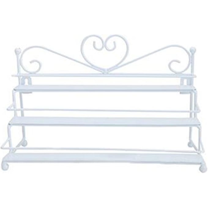 3-laags hart nagellak plank cosmetische display standhouder rack organizer white