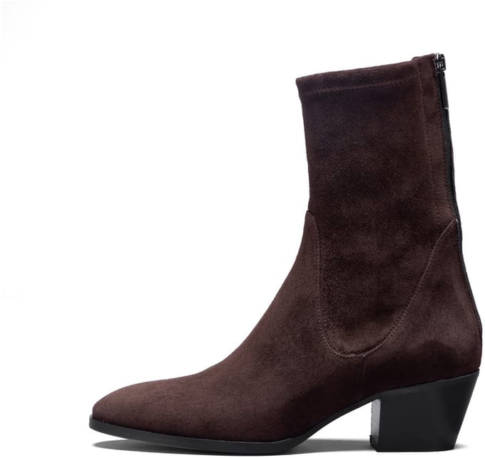 Isabel Bernard Vendôme Dames Schoenen Nylon stretch suède - Bruin -