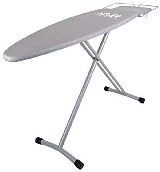 Strijkplank - Strijktafel - Kleding Strijken - Verstelbare Hoogte - 124x40 cm - Grijs