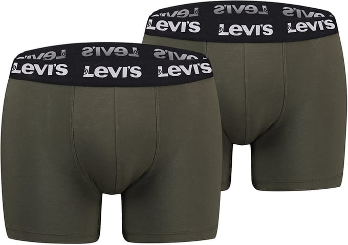 Pack of 2 men's Levis REPEAT LOGO BOXER boxer shorts underwear pants