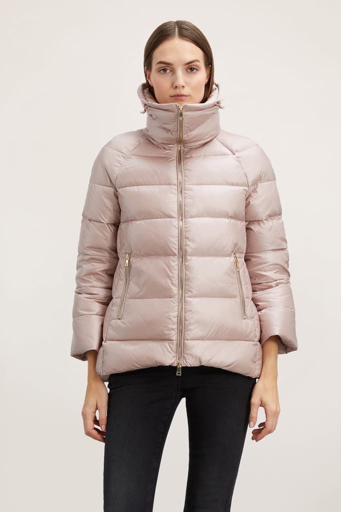 Motivi Quilted Nylon Jacket With Padding Pink Größe: 40 | Jacken Outlet | Damen | Rosa