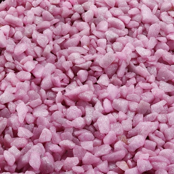 Aqua-della glamour steen antiek roze (6-9 MM 2KG)