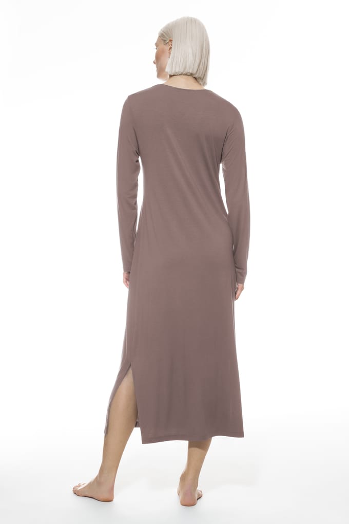 Nachthemd lange mouwen Serie Pure Chic Milk`n Coffee