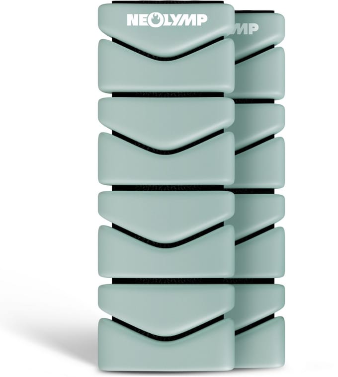 NEOLYMP Pilates gewichtsmanchetten set van 2 – 2 kg enkelgewichten uit silicoon