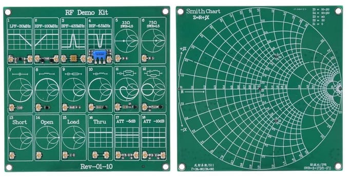 Dailygoods- RF Demo Kit - HF-Testbord - Antenneanalysator - Vector Netwerk Analyzer - 18 Functionele Modules - Lichtgewicht en Draagbaar