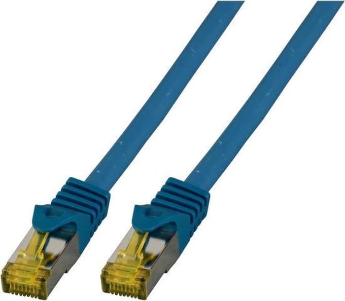 CAT6a sFTP kabel 0.25 meter Blauw