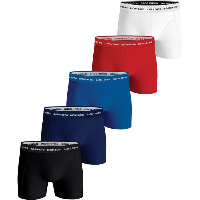 Björn Borg - Heren Onderbroeken 5-Pack Boxers - Multi - Maat XXL