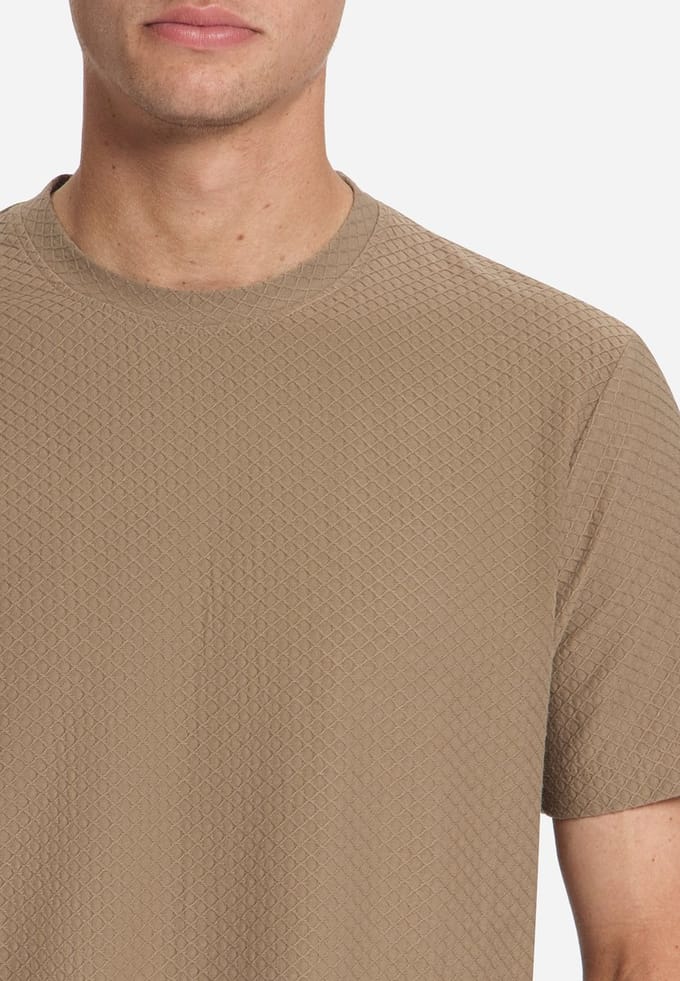 T-shirt met Structuur