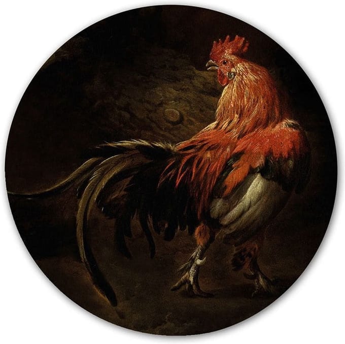 Magneetsticker - King of the Yard - Diameter 60 cm