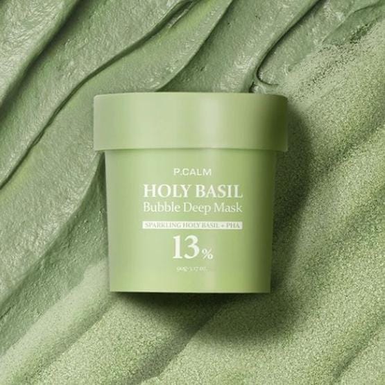 P.CALM - Holy Basil Bubble Deep Mask - Gezichtsmasker