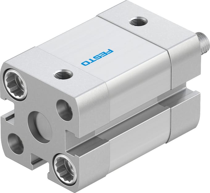 Festo Compacte Cilinder 16mm Boring 10mm Slag ISO 21287 Dubbelwerkend - 536220 - P2BJD