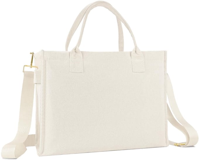 Allecto - Canvas draagtas - grote capaciteit - ideaal voor reizen - uniseks - handtas voor dames - multifunctionele schoudertas