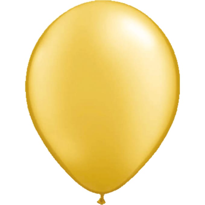 Gouden Metallic Ballonnen 30cm - 10 stuks