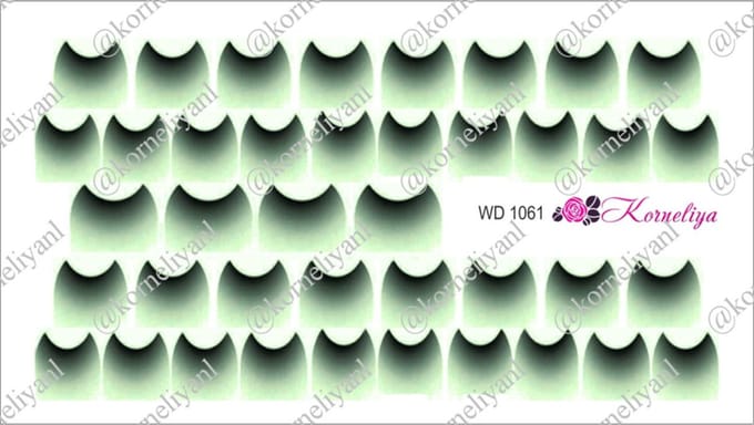 Korneliya Water Decal - Nail Wrap WD 1061