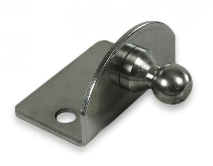 Montageplaat voor gasdrukveer 48 x 32 mm