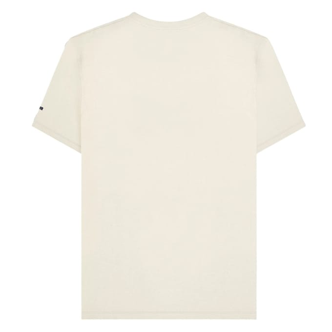 Lambretta Heren Racing Stripe T-shirt (Zilver/Zwaar)