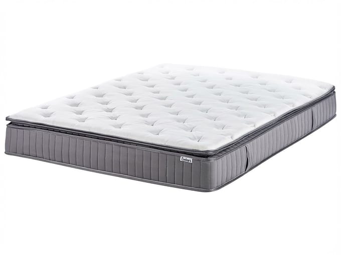 PLEASANT - Pocketveringmatras medium - Wit - 180x200 cm - Traagschuim