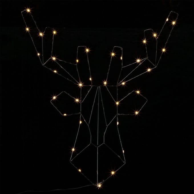 LED Rendier - Batterijen 6h Timer 3D - Kerstmis Decoratie