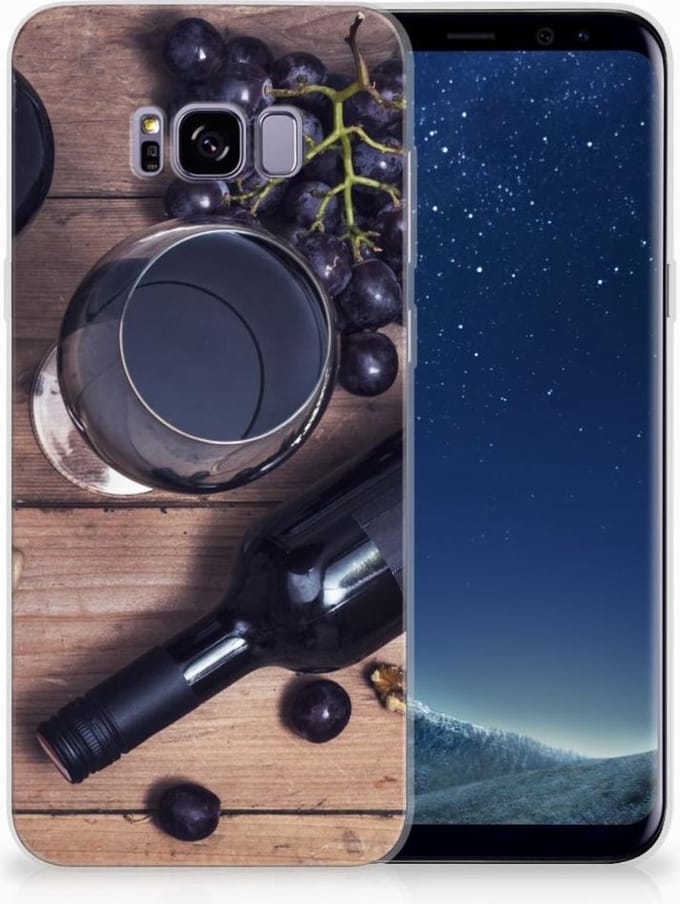 Samsung Galaxy S8 Plus Siliconen Case Wijn