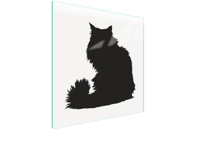 TMK ArtDeko - Serie - Glazen Beschermplaat - 50x52 cm - Kat