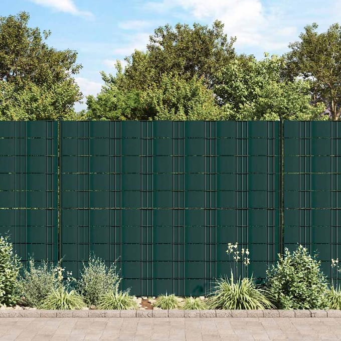 vidaXL - Privacystrips - 35x0,19 - m - PVC - matgroen