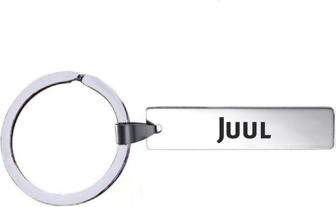 Sleutelhanger Met Naam - Juul - RVS