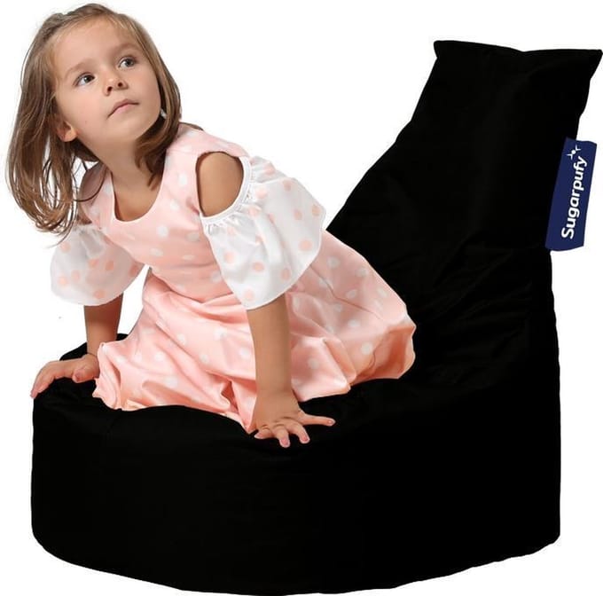 Xoft Living Gamer - Zitzak voor Kinderen - Waterafstotend - Ergonomisch - Zwart