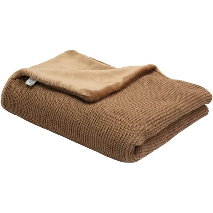 Gebreide/flanel dekbedovertrek Trois Kilos Sept