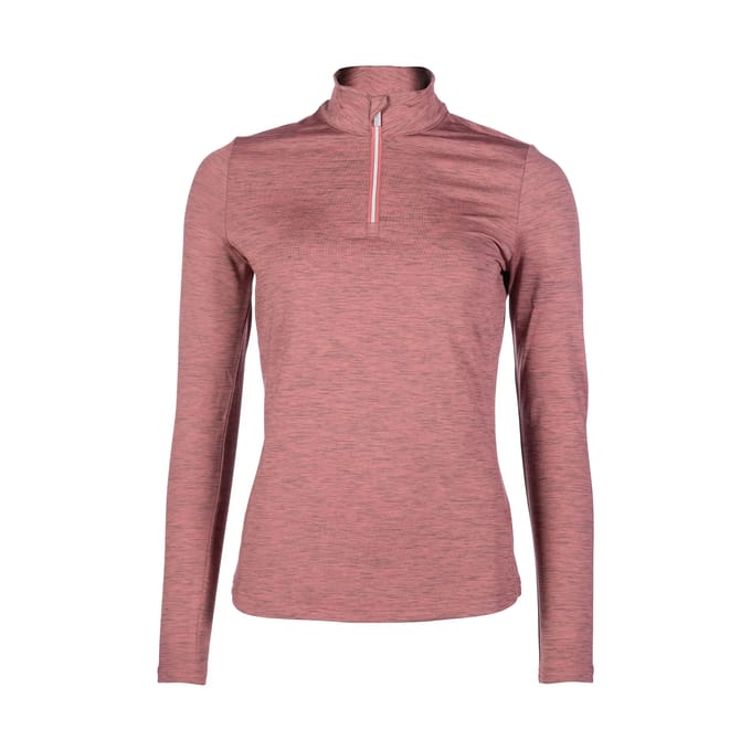 HKM- trainings shirt lange mouw- maat s- kleur rose