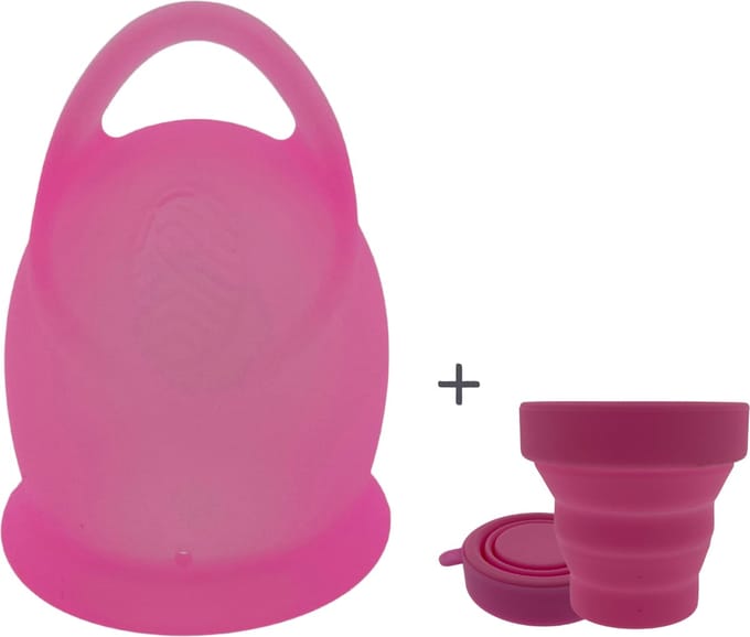 Cosca Menstruatiecup - Large - Met Magnetron Sterilisator – Roze